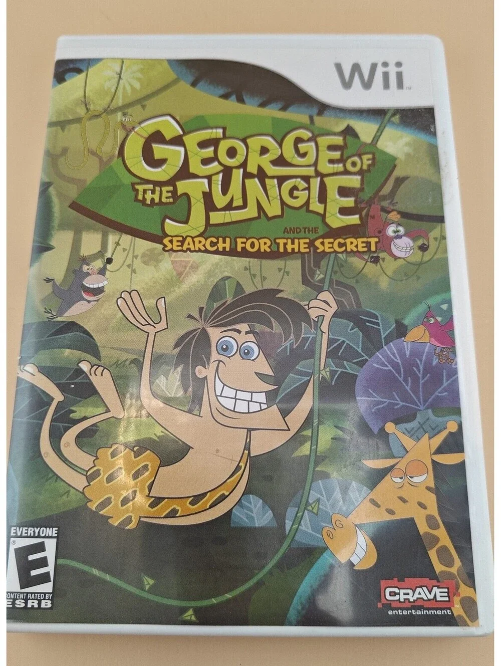 George of the Jungle Search for the Secret Nintendo Wii 2008 Complete
